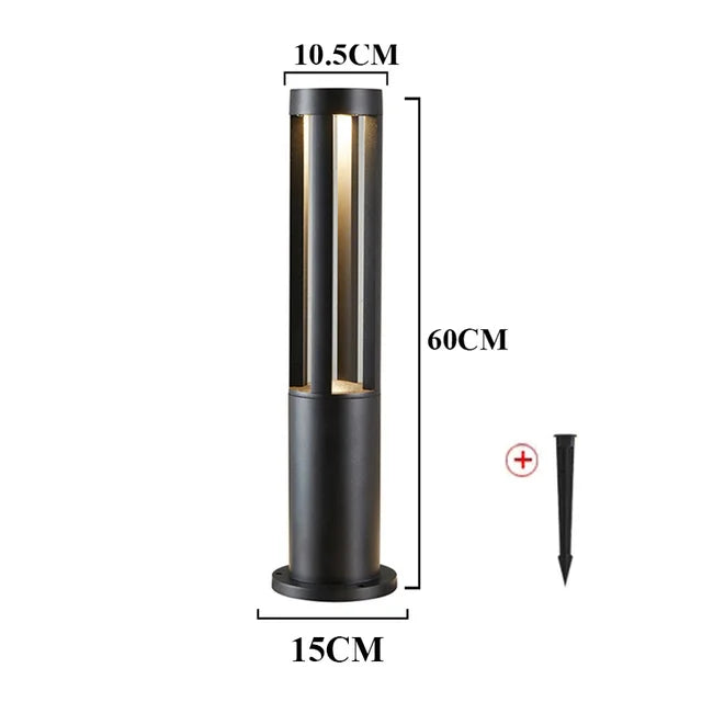 GardenGleam Energy-Efficient LED Garden Bollard Light – Modern Outdoor Pathway