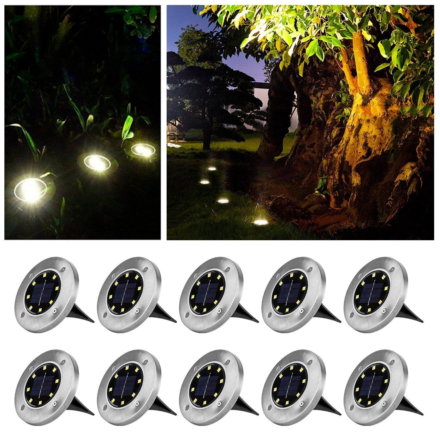Solaraspot | LED Solar Ground Lights 4-Pack