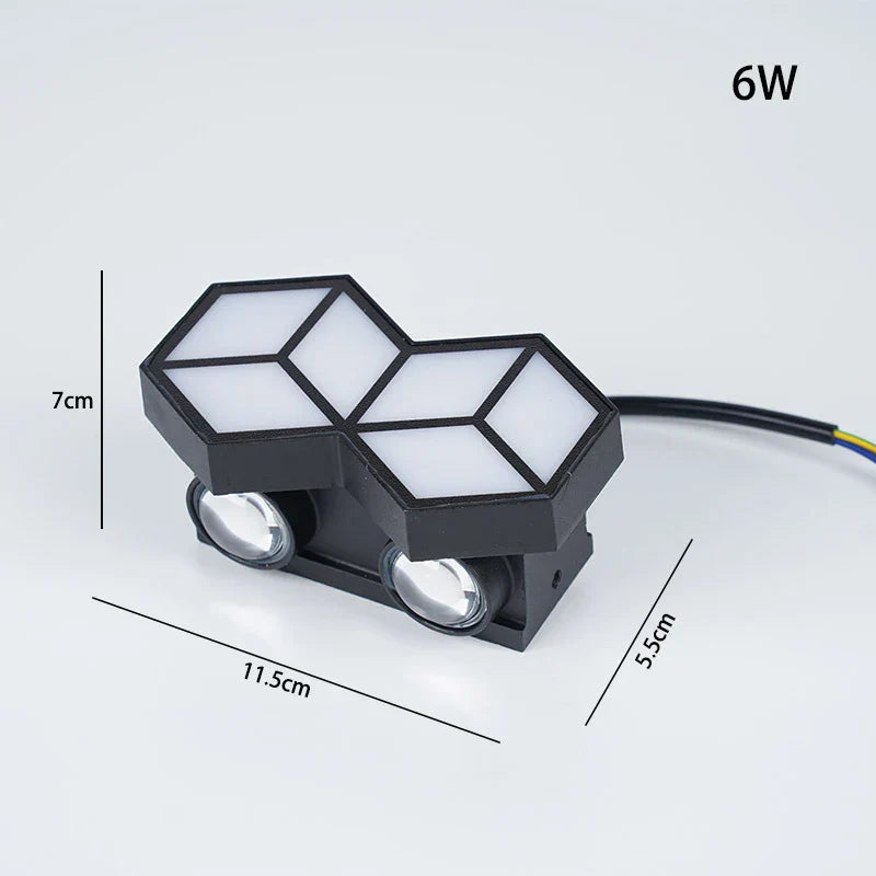 Stormlux LED Floodlight, IP65 Outdoor Wall Light, 6W/9W/12W ABS Housing