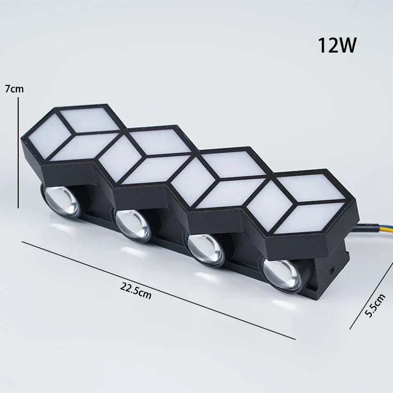 Stormlux LED Floodlight, IP65 Outdoor Wall Light, 6W/9W/12W ABS Housing
