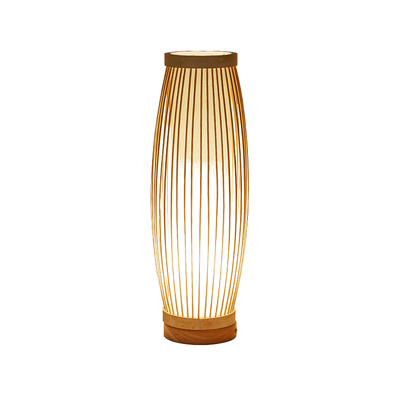 BambooGlow – Oriental Bamboo Table Lamp with Soft Warm Lighting