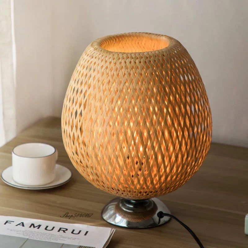 Calienna Bamboo Table Lamp