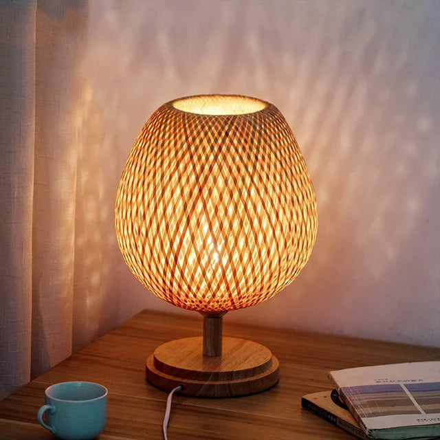 Calienna Bamboo Table Lamp