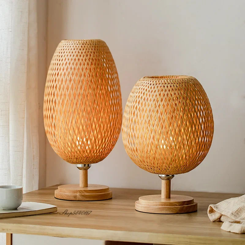 Calienna Bamboo Table Lamp