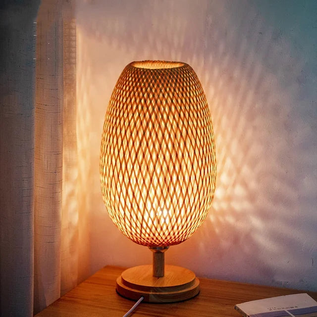 Calienna Bamboo Table Lamp