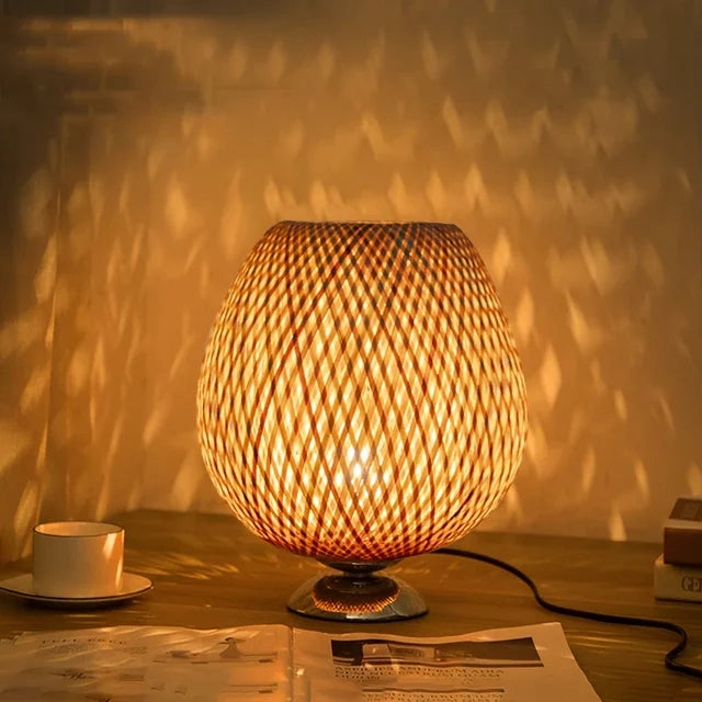 Calienna Bamboo Table Lamp