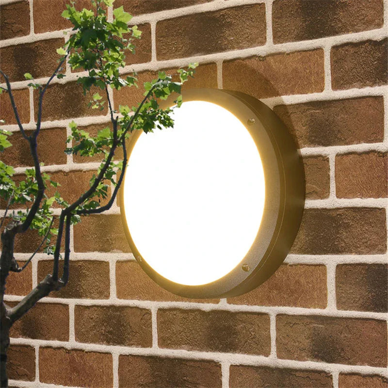 LightSip Motion-Sensor LED Outdoor Wall Light – IP65 Waterproof, Energy-Efficient Warm White