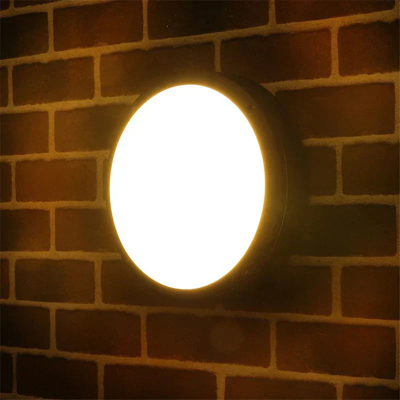 LightSip Motion-Sensor LED Outdoor Wall Light – IP65 Waterproof, Energy-Efficient Warm White