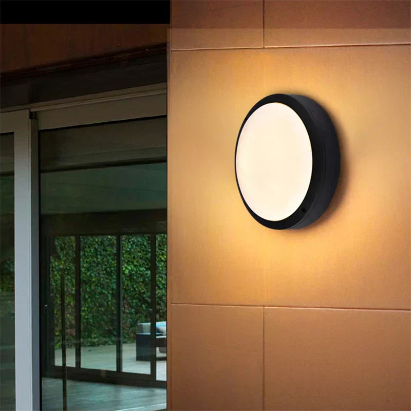 LightSip Motion-Sensor LED Outdoor Wall Light – IP65 Waterproof, Energy-Efficient Warm White
