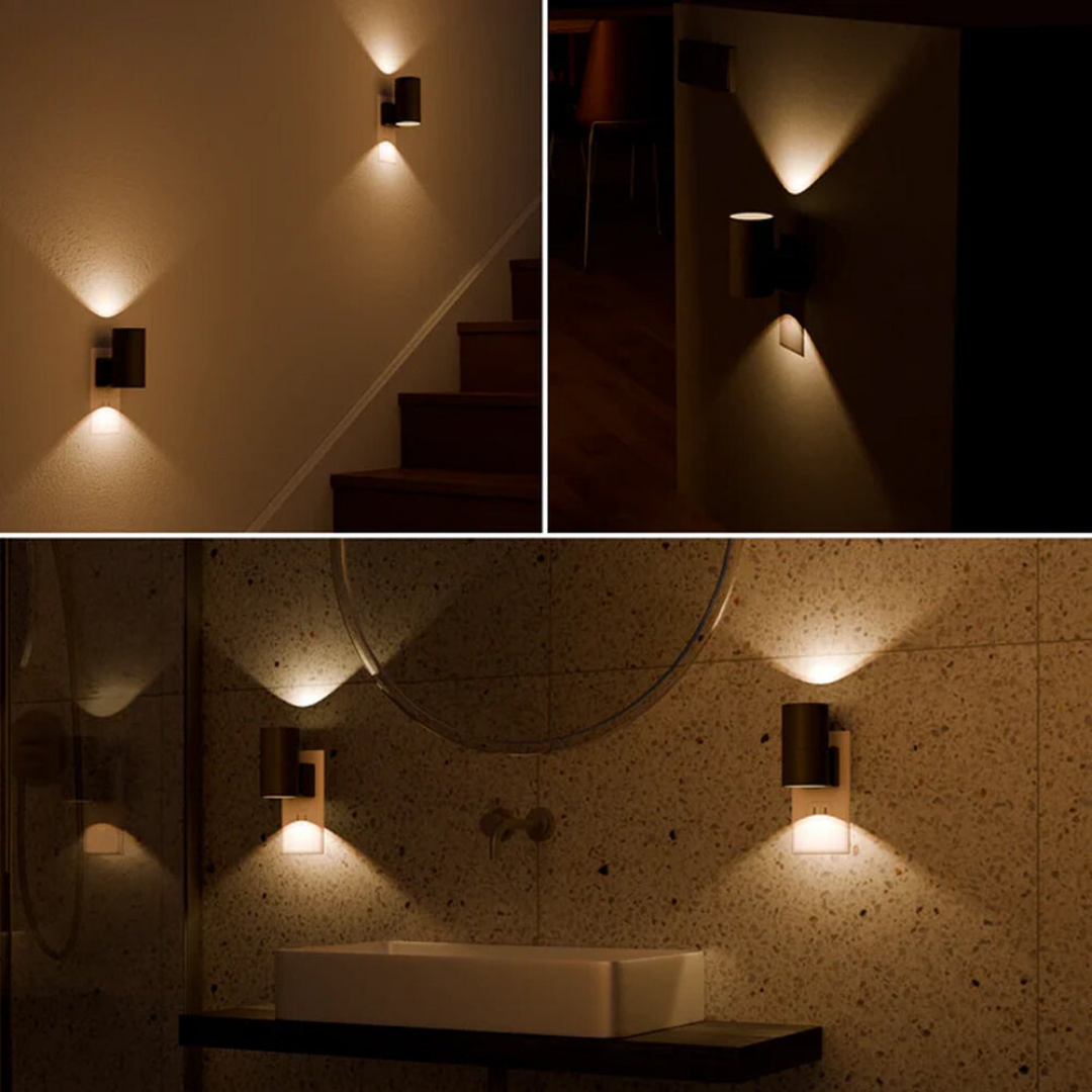 Lumovista LED Night Light, 3000K Warm White, Day/Night Sensor, 10W