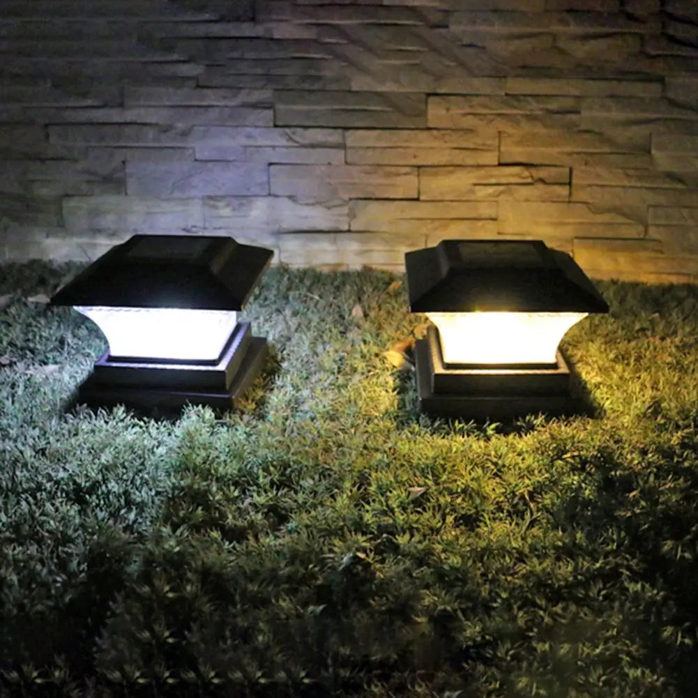 Solar LED Outdoor Lamp 1800mAh NiMH Battery Monocrystalline Solar Panel 18 cm