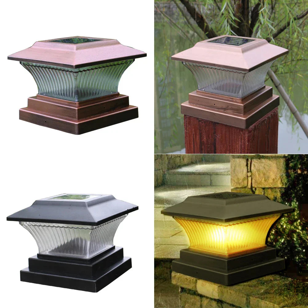 Solar LED Outdoor Lamp 1800mAh NiMH Battery Monocrystalline Solar Panel 18 cm