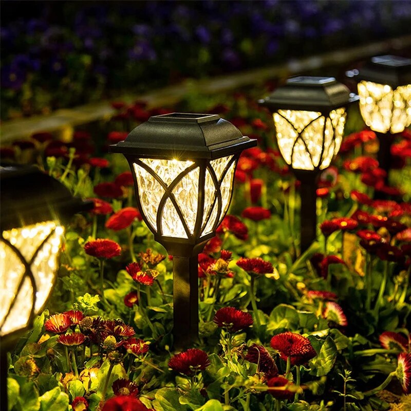 PathGlow Solar-Powered LED Garden Lights – Waterproof String, Warm White, 3.5m