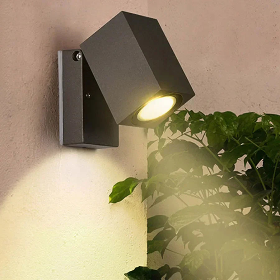 LED Outdoor Spotlight 5W IP65 Aluminum Light 4000K–5000K Integrated LED