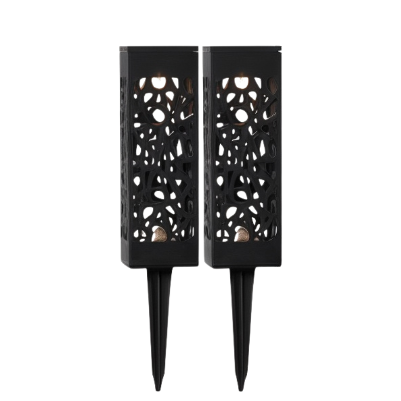 SolarSprout Solar Garden Light – Stainless Steel & Plastic, IP65, Warm White LED