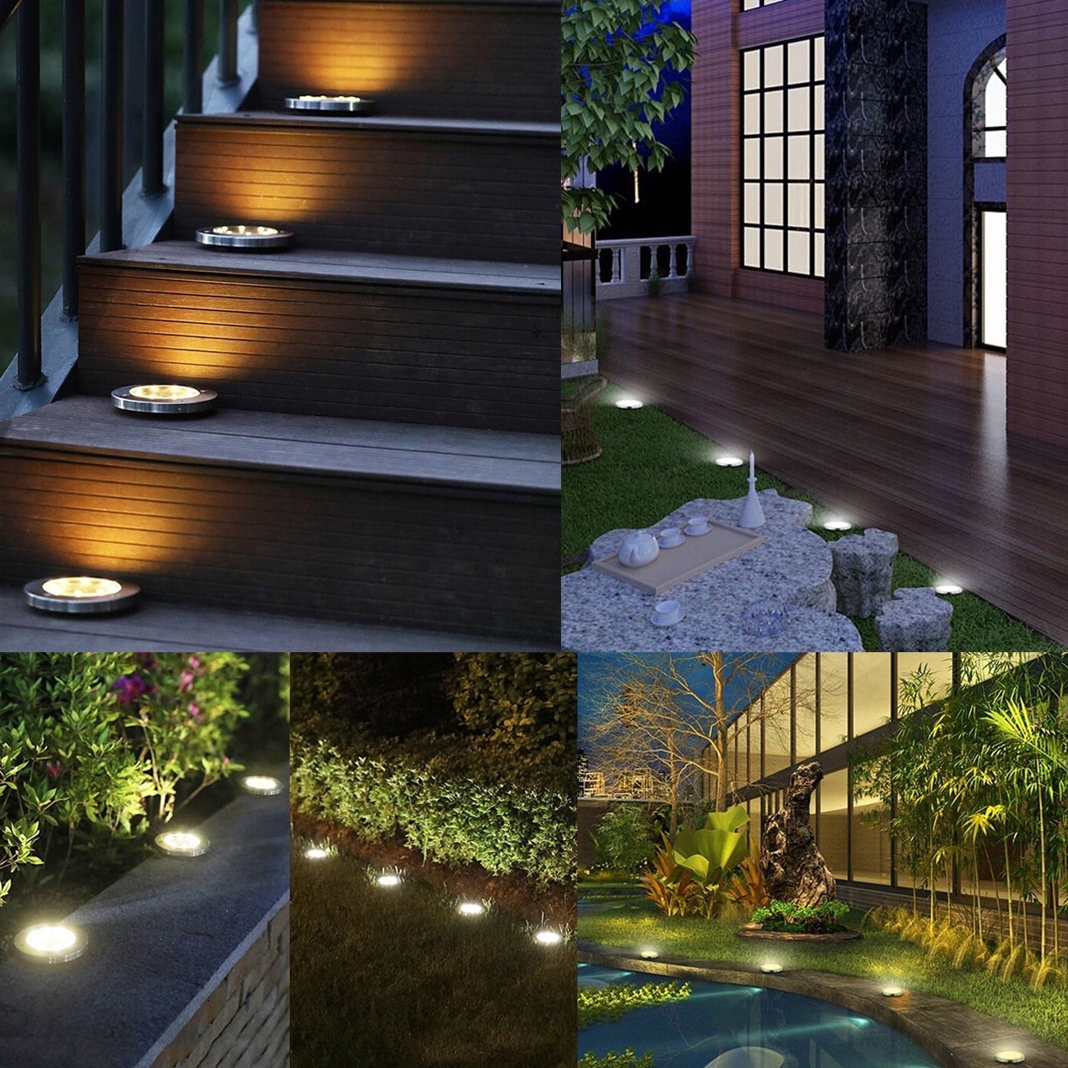 Solaraspot | LED Solar Ground Lights 4-Pack