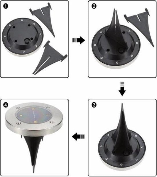 Solaraspot | LED Solar Ground Lights 4-Pack