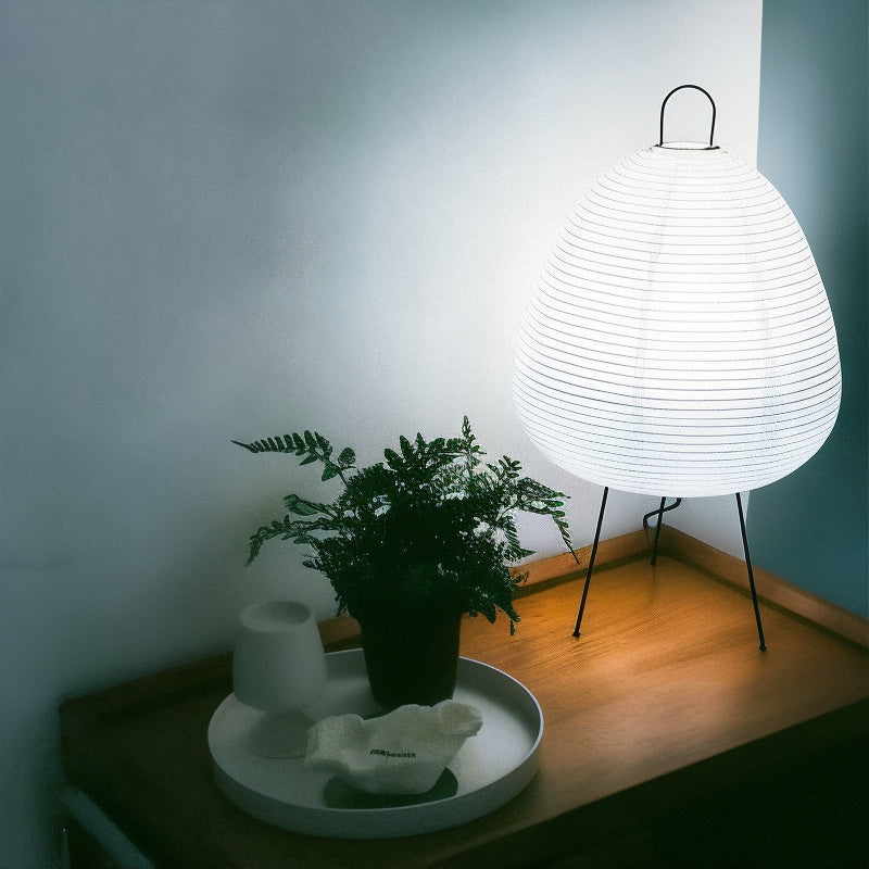 Zenia Rice Paper Table Lamp